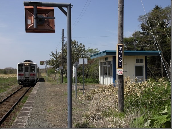 初田牛駅 変な棒